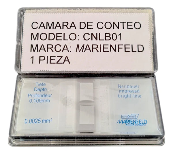 Cámara De Neubauer Hemocitometro Linea Brillante