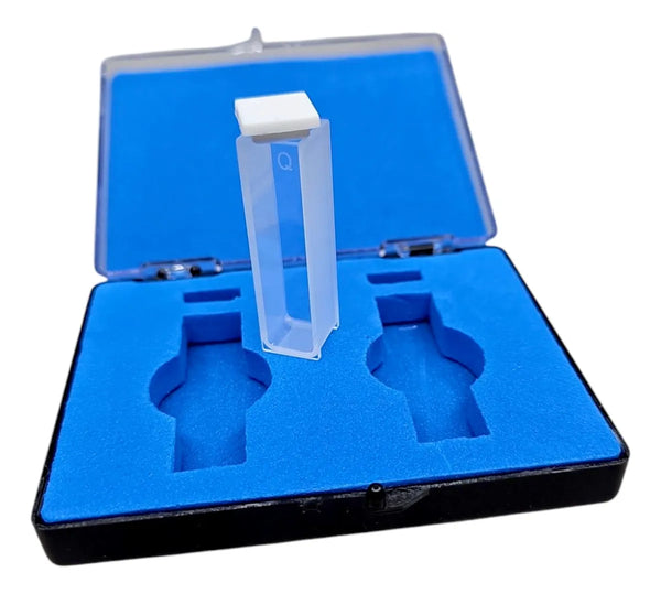 Celda de cuarzo para espectrofotómetro UV-VIS Frit Sintering 10mm
