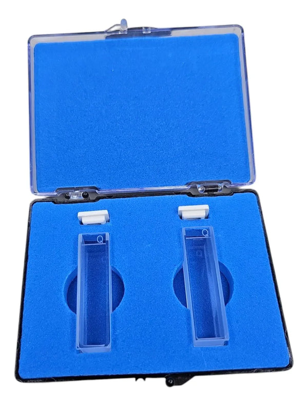 Celda De Cuarzo 10mm Para Espectrofotómetro 2pzs Purshee
