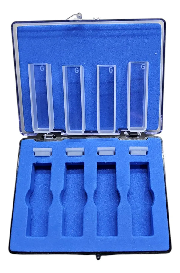 Celda De Vidrio Para Espectrofotometro 4pzs Purshee