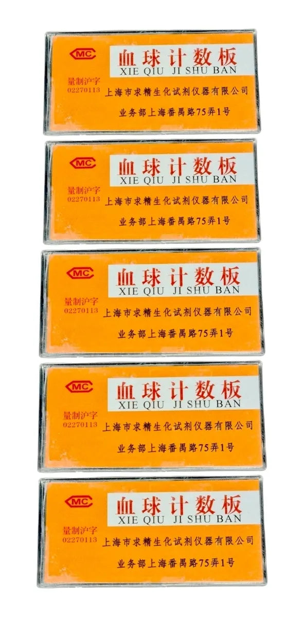 Camara De Neubauer Hemocitometro 5 Pzas