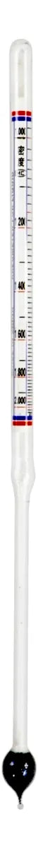 Densímetro Baume Rango 0-70% + Probeta 250ml