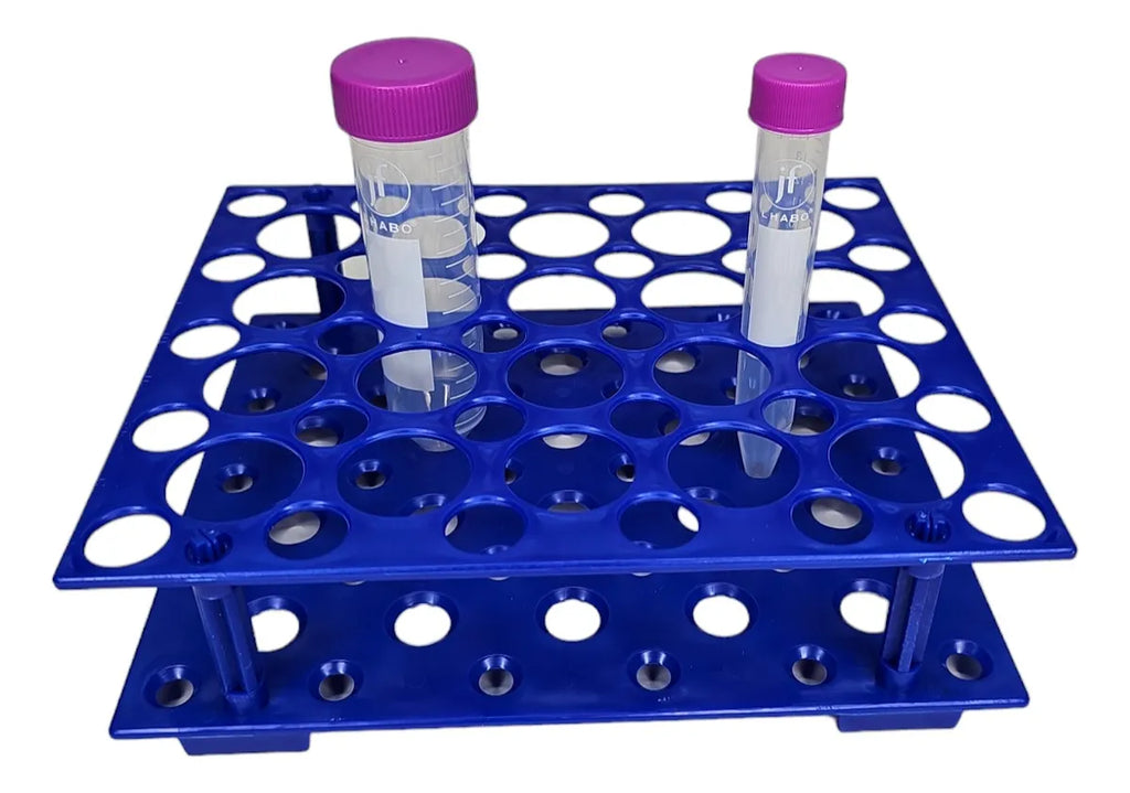 Gradilla Para Tubo De Centrifuga G 15 Y 50ml Azul