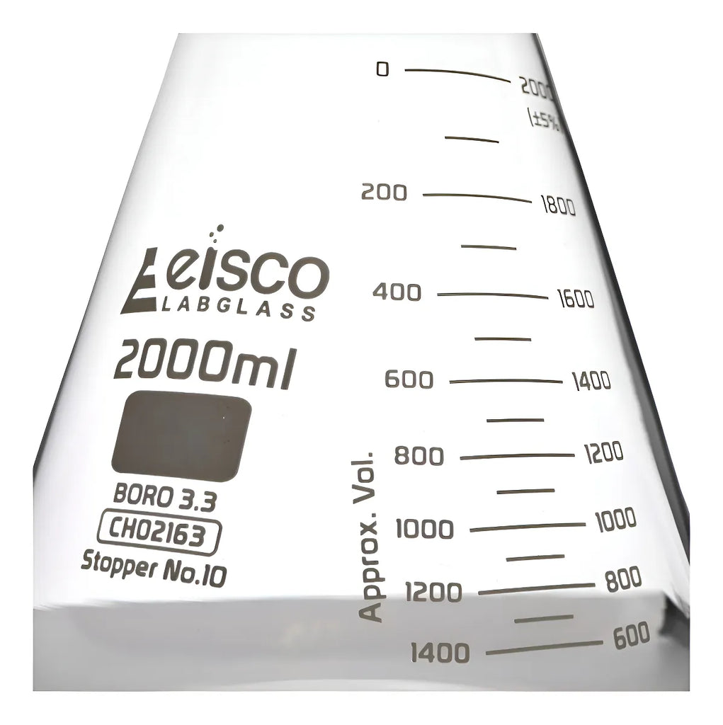 Matraz Erlenmeyer 2 Litros (2000ml) Eisco