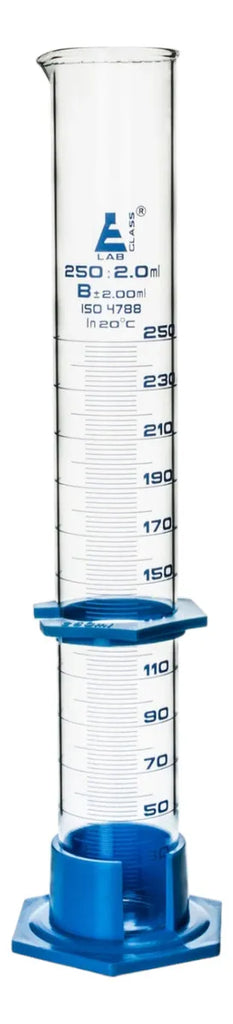 Probeta Graduada De Vidrio Base Plastico 250ml Eisco