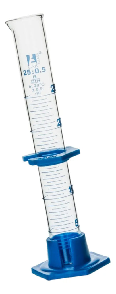 Probeta Graduada De Vidrio Base Plástico 25ml Eisco