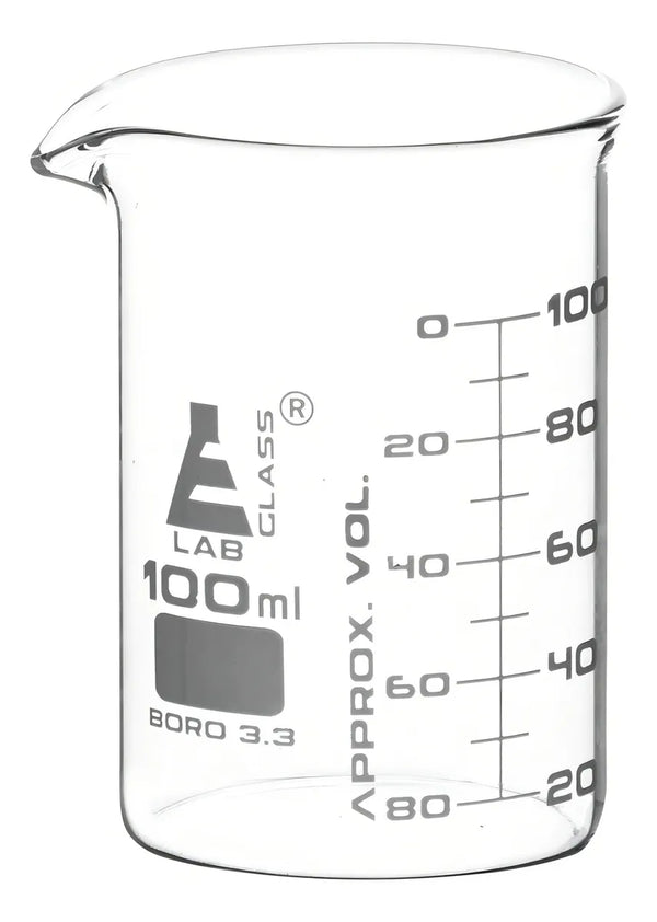 Vaso De Precipitado Graduado De Vidrio 100ml Eisco