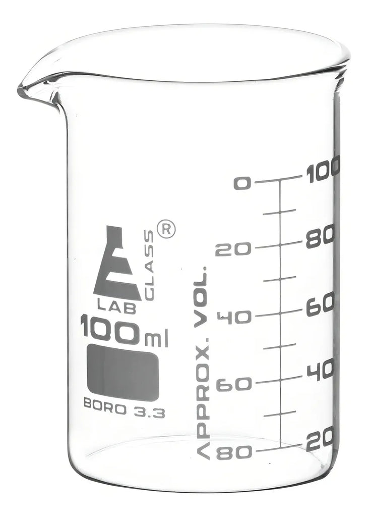 Vaso De Precipitado Graduado De Vidrio 100ml Eisco