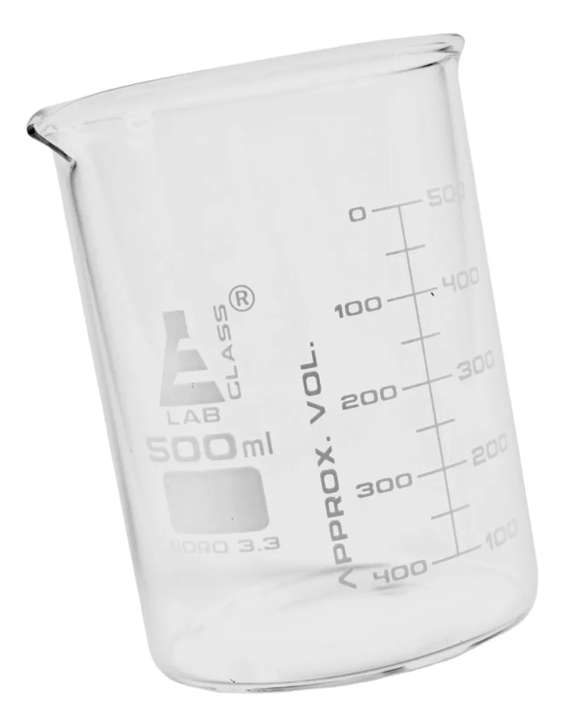 Vaso De Precipitado Graduado De Vidrio 500 Ml Eisco